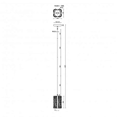 Подвесной светильник iLamp Panorama P4688-1 MBK 1