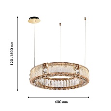 Подвесная светодиодная люстра Favourite Templum 4204-6P 2