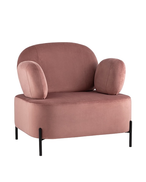 Кресло Stool Group Кэнди велюр пыльно-розовый vd-candy-b15 фото 
