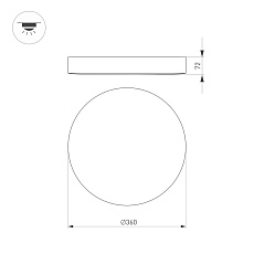 Потолочный светодиодный светильник Arlight SP-Flower-R360-18W Warm3000 049802 1