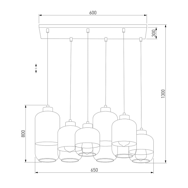 Подвесная люстра TK Lighting 3359 Marco Silver фото 3