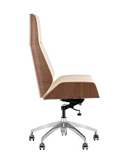 Кресло руководителя TopChairs Crown SN A312 8383-1 walnut back 5