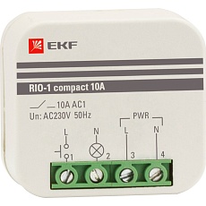 Импульсное реле RIO-1 compact 10А EKF PROxima rio-1k-10