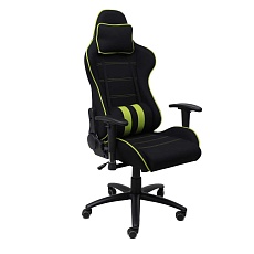 Игровое кресло AksHome Infiniti зеленый + черный, ткань 83804