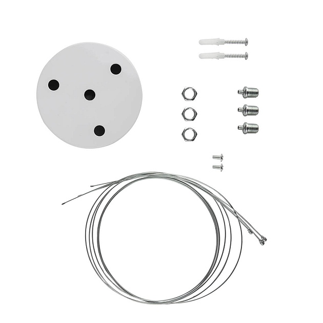 Подвесной светодиодный cветильник Geometria ЭРА Ring SPO-132-W-40K-088 88Вт 4000К белый Б0050560 фото 3