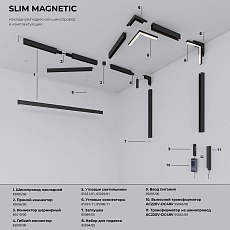 Трековый светодиодный светильник Elektrostandard Slim Magnetic 85011/01 a067378 3