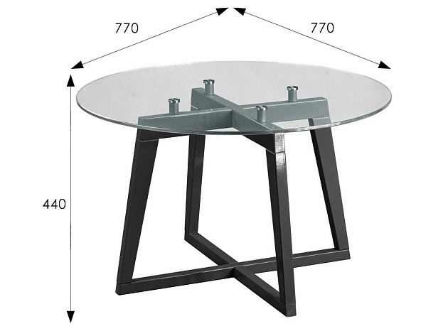 Журнальный стол Мебелик Рилле 445 006816 Фото № 3