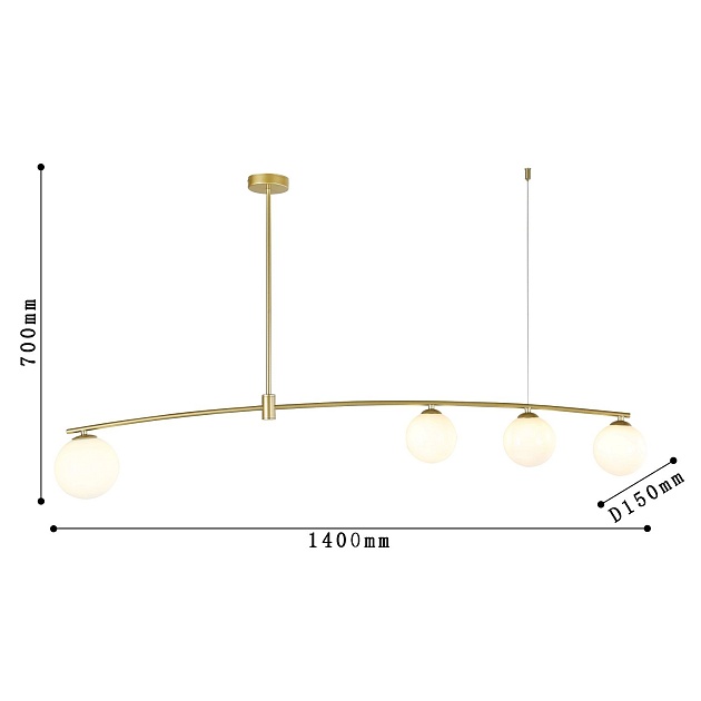Подвесная люстра Favourite Equilibrium 4039-4P Фото № 6