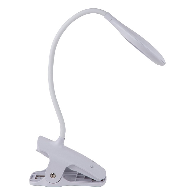 Настольная светодиодная лампа на прищепке Uniel ULM-D601 8W/3000-6000K/DIM White UL-00011094 фото 2