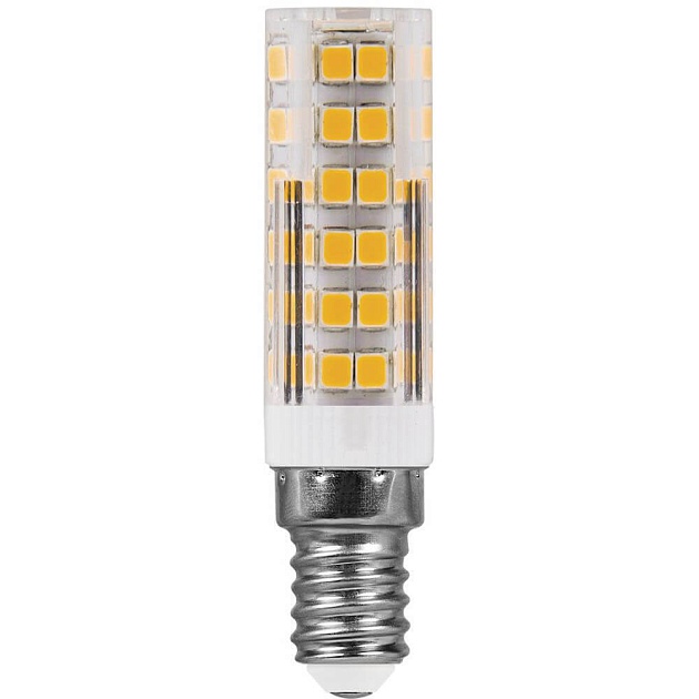 Лампа светодиодная Feron E14 7W 2700K прозрачная LB-433 25898 фото 