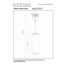 Трековый светильник Lucide FLORIS 09955/01/30 1