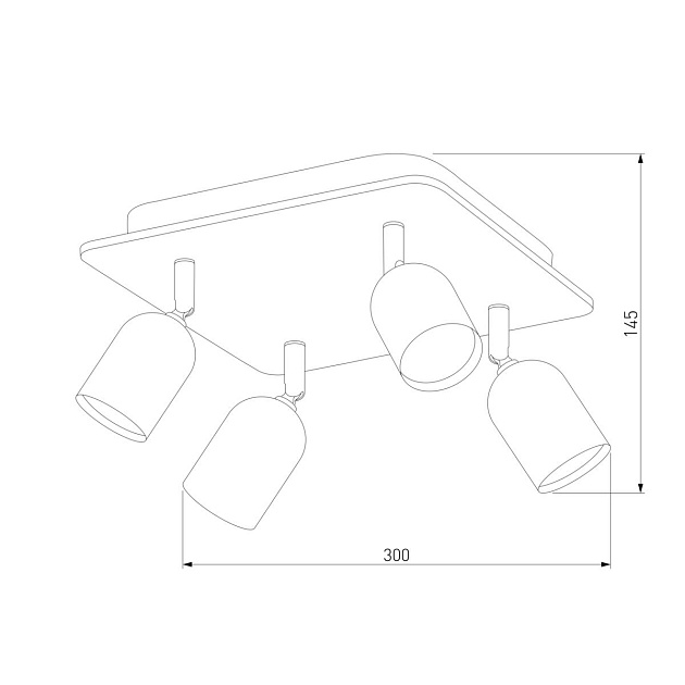 Спот TK Lighting 3297 Top Wood Фото № 2