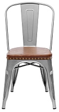 Барный стул Tolix Soft серебристый LF818C GREY 7083+PU7002 3