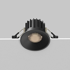 Встраиваемый светодиодный светильник Maytoni Technical Round DL058-12W-DTW-B 4