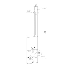 Бра Elektrostandard Sarca 40111/LED a066402 1