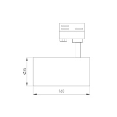 Трековый светодиодный светильник Arlight LGD-Calipso-4TR-R85-30W Day4000-Mix 046728 1