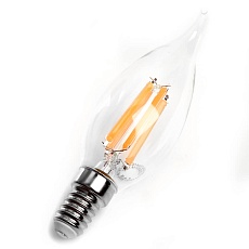 Лампа светодиодная Feron E14 15W 2700K Свеча на ветру Матовая 38261 3