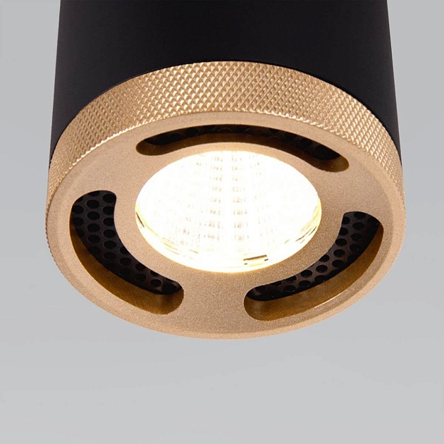Потолочный светодиодный светильник Elektrostandard Lead 25033/LED черный a062522 фото 2