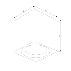 Потолочный светодиодный светильник Elektrostandard Matrix 25051/LED a065286 1