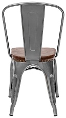 Барный стул Tolix Soft серебристый LF818C GREY 7083+PU7002 2