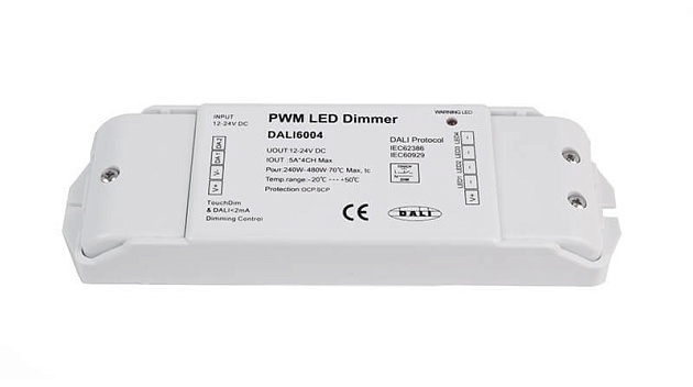 Контроллер Deko-Light DALI PWM Dimmer CV 4CH, 12/24V, 5A/Channel 843010 фото 