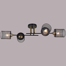 Потолочная люстра Reluce 38460-0.3-04 BK+COPPER