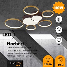 Потолочный светодиодный светильник Lumion Ledio Norbert 5256/99CL 1
