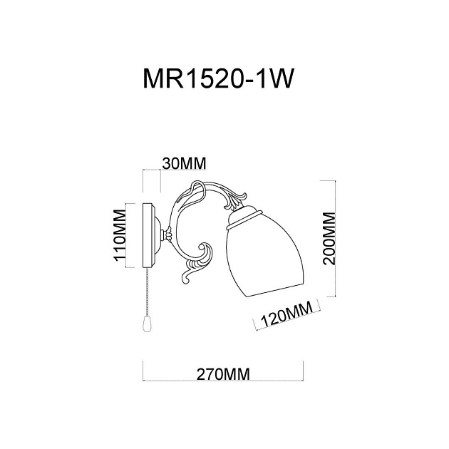 Бра MyFar Biene MR1520-1W фото 2