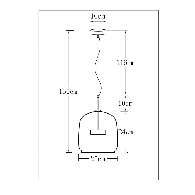 Подвесной светодиодный светильник Arte Lamp Padova A2404SP-23SM Фото № 2