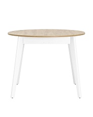 Кухонный стол Stool Group Rondo 100-135*100 дуб/белый УТ000005715 1