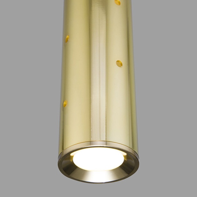 Подвесной светодиодный светильник Elektrostandard Bong 50214/1 Led золото a055667 фото 3