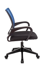 Офисное кресло Topchairs ST-Basic синий TW-05 сиденье черный TW-11 сетка/ткань ST-BASIC/BL/TW-11 2