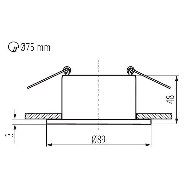 Точечный светильник Kanlux GLOZO DSO SR/W 36221 Фото № 2