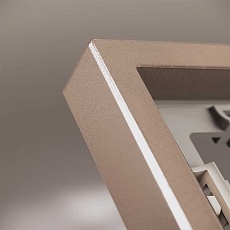 Рамка металлическая на 2 поста, S70 Metal (платина) Voltum VLSM120210