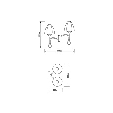 Бра Vele Luce Oro VL5654W12 4