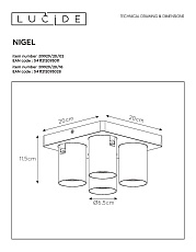 Спот Lucide Nigel 09929/20/16 1