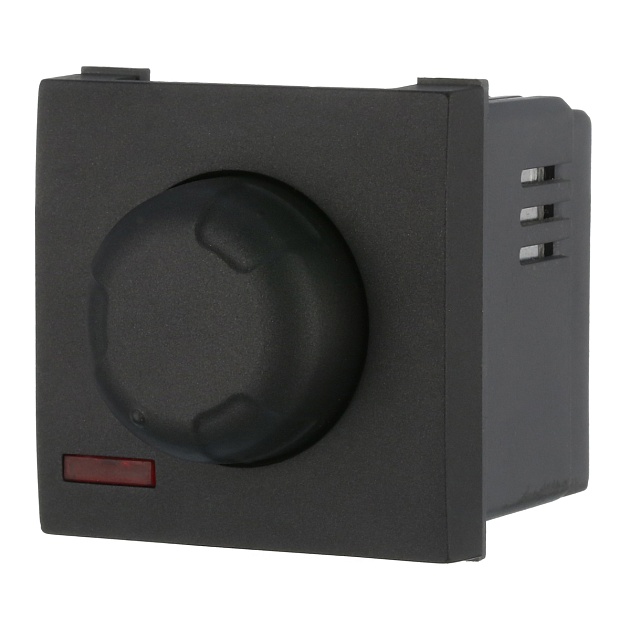 Светорегулятор LK Studio поворотный нажимной 600 Вт (черный бархат) LK45 857208-1 фото 3