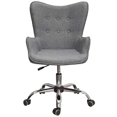Поворотное кресло AksHome Bella серый, ткань 55101 3