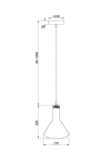 Подвесной светильник Freya Lizia FR8010PL-01GB Фото № 2