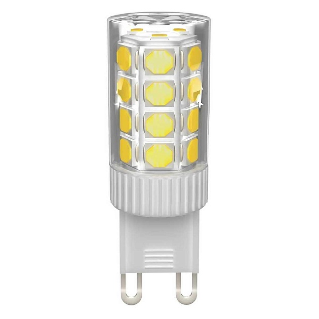 Лампа светодиодная IEK G9 3,5W 4000K прозрачная LLE-CORN-4-230-40-G9 фото 3