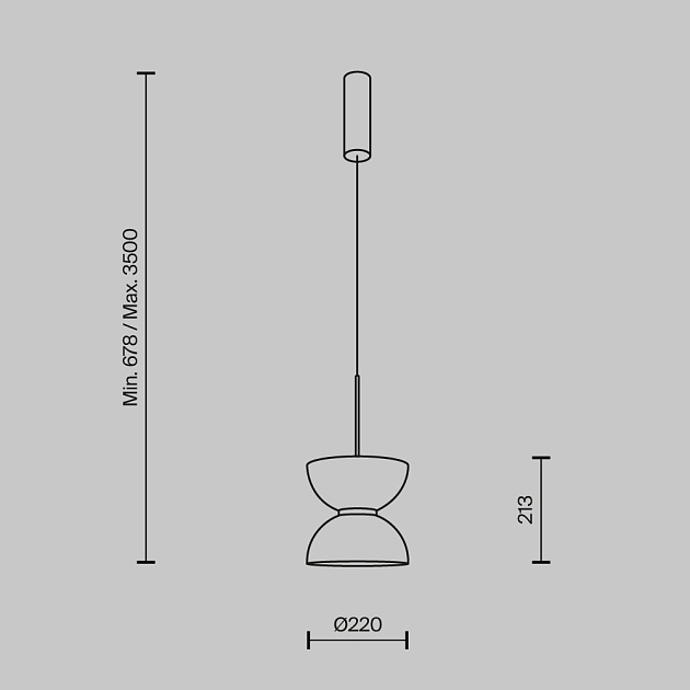 Подвесной светодиодный светильник Maytoni Kyoto MOD178PL-L11B3K Фото № 6