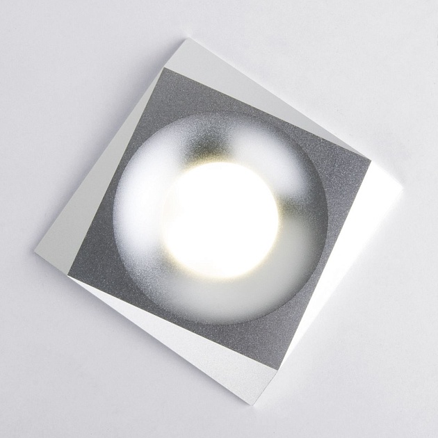 Встраиваемый светильник Elektrostandard 119 MR16 серебро a053352 фото 4