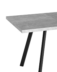 Кухонный стол Stool Group PLAIN 116-158х74 бетон/черный 80.581.01 8005 4