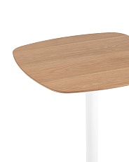 Барный стол Stool Group Form 60*60 светлое дерево/белый УТ000036019 1