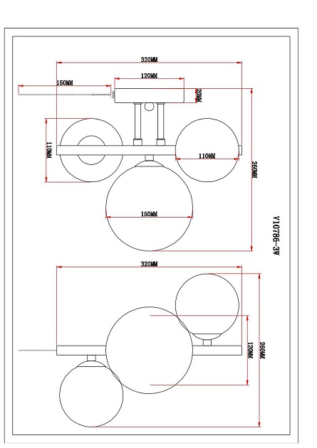 Бра Moderli Molly V10786-3W фото 2