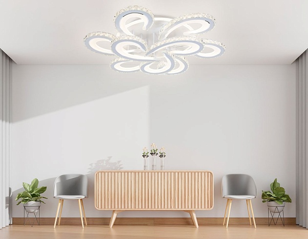 Потолочная светодиодная люстра Ambrella light Acrylica Ice FA1704 Фото № 10