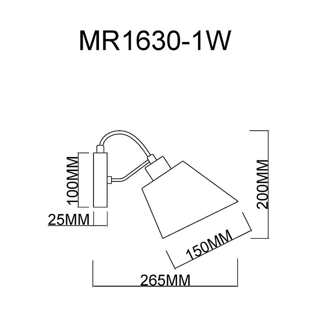 Бра MyFar Amber MR1630-1W Фото № 2