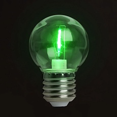 Лампа светодиодная Feron E27 2W зеленый прозрачная LB-383 48935 3