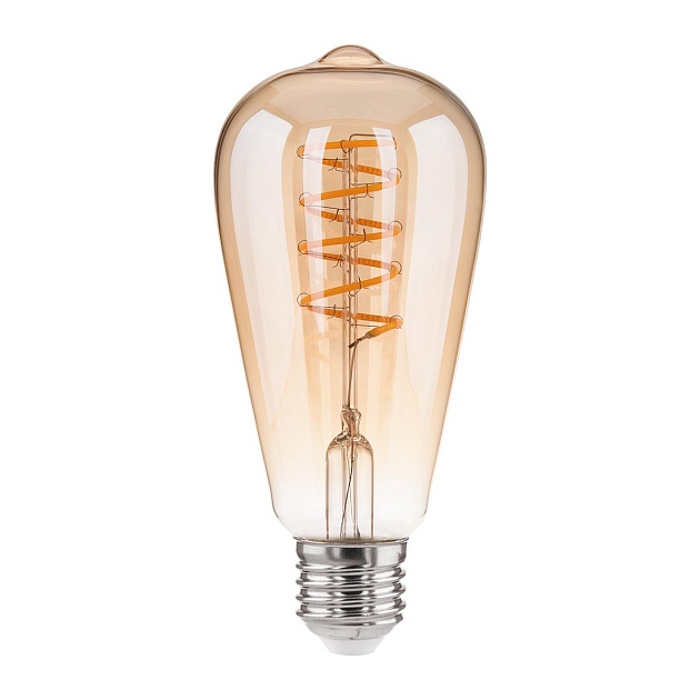 Лампа светодиодная филаментная диммируемая Elektrostandard BL160 E27 5W 2700K золотая a049734 фото 