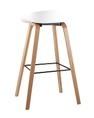 Барный стул Stool Group LIBRA белый деревян. ножки 8319 WHITE 3